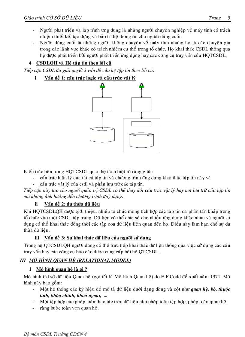 Giáo trình CSDL