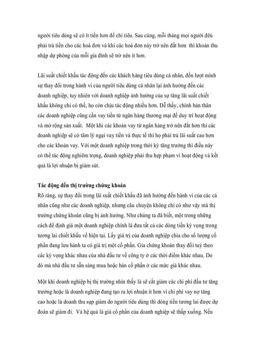 image for page Lãi suất ảnh hưởng đến thị trường chứng khoán như thế nào
