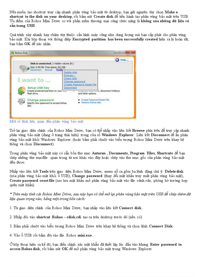 image for page Tạo phân vùng bảo mật dữ liệu trên USB