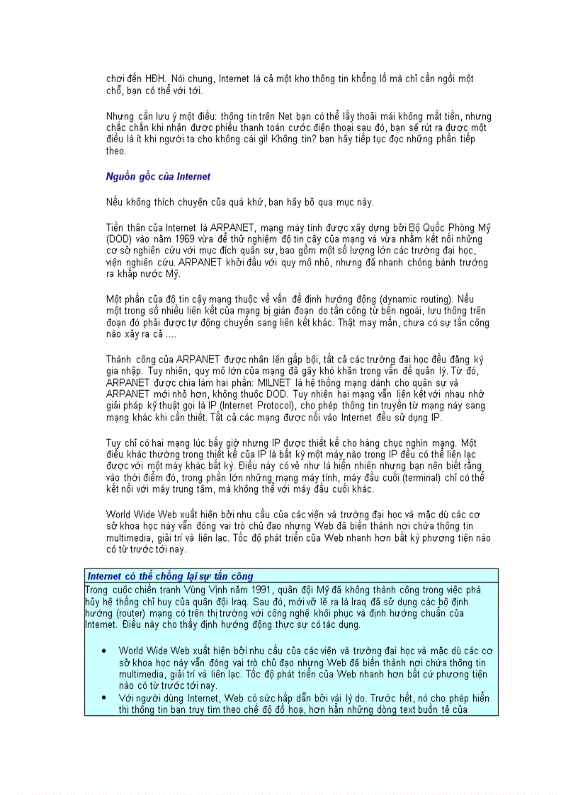 image for page Tìm hiểu INTERNET