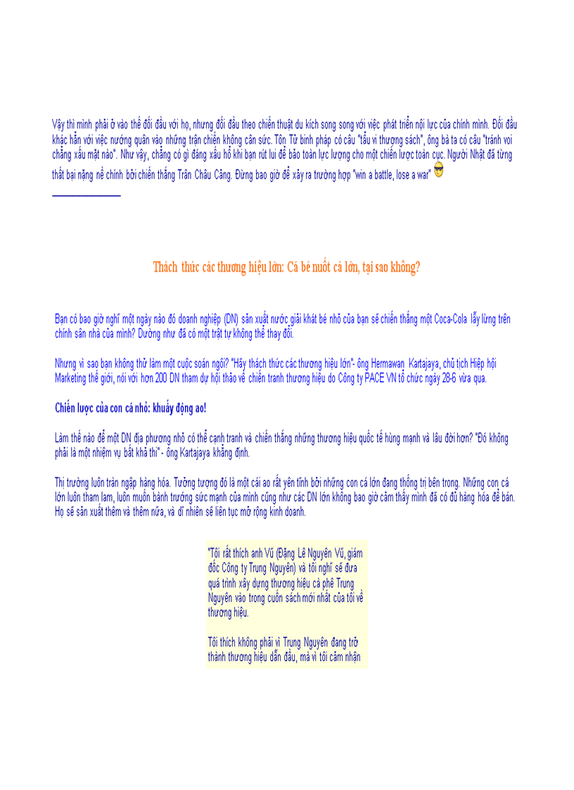 image for page Chiến lược Marketing kiểu du kích