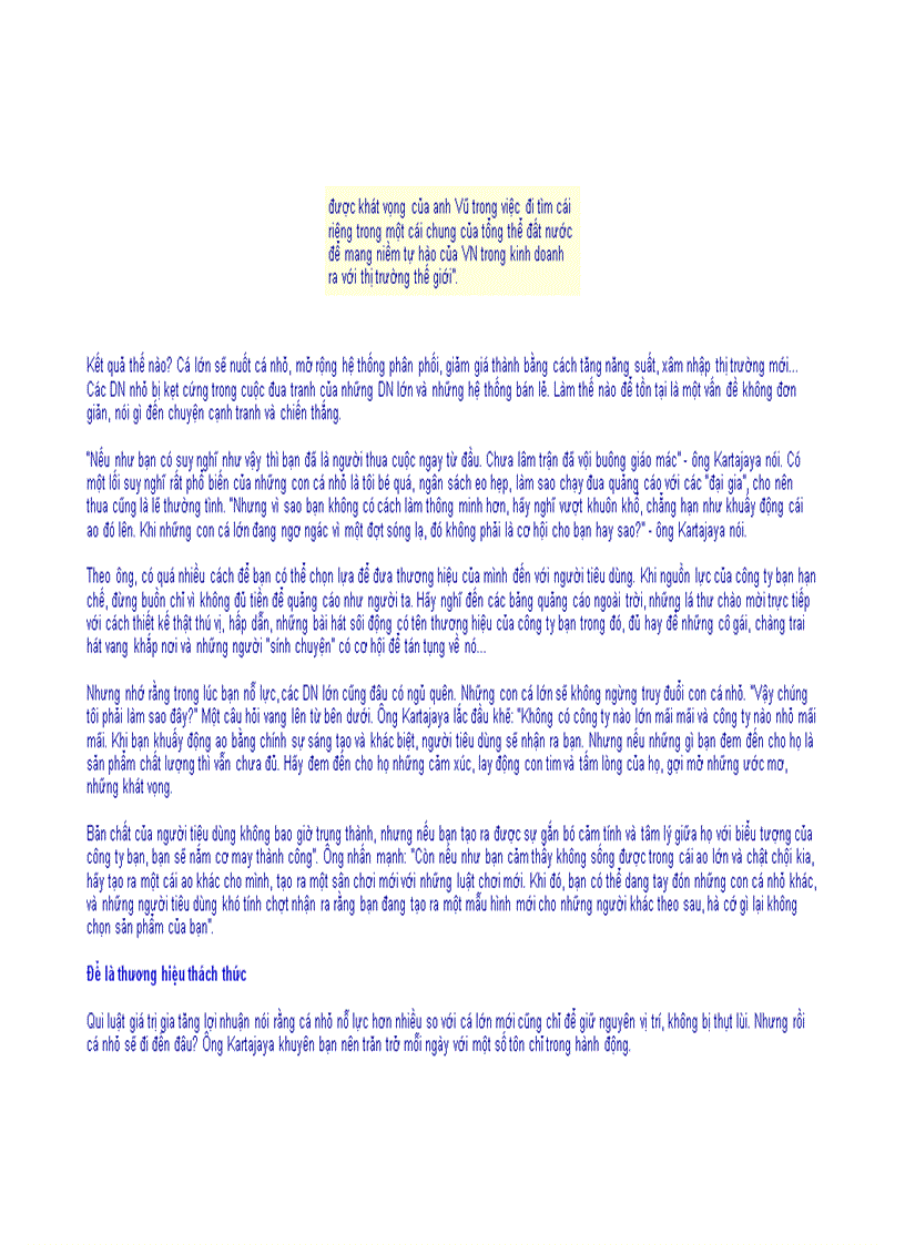 image for page Chiến lược Marketing kiểu du kích