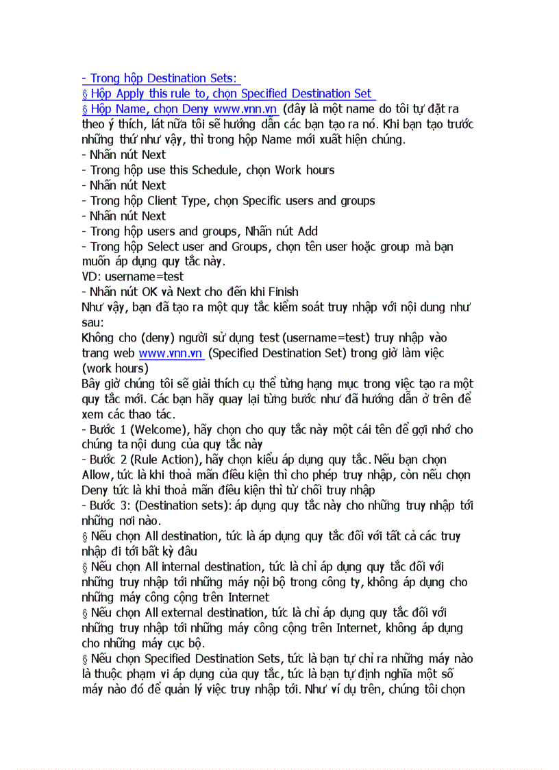 image for page Share internet với Microsoft Internet Security and Acceleration Sever ISA Server