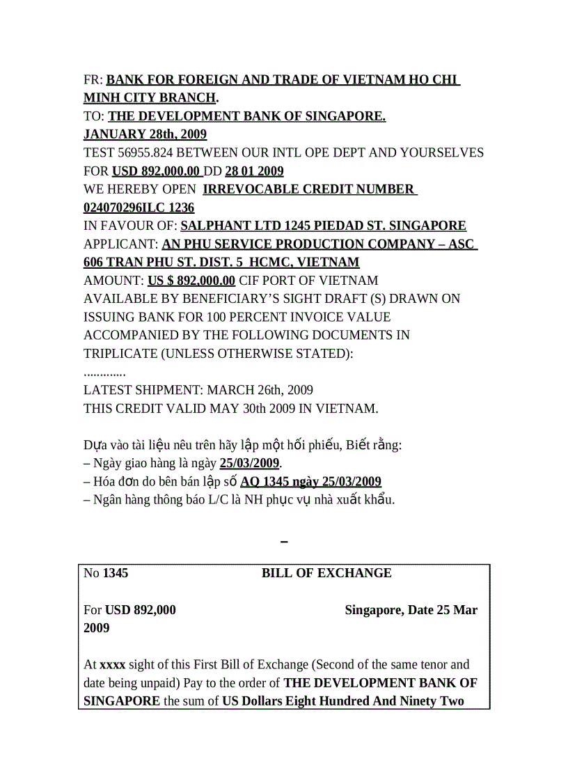 image for page BT Hối phiếu