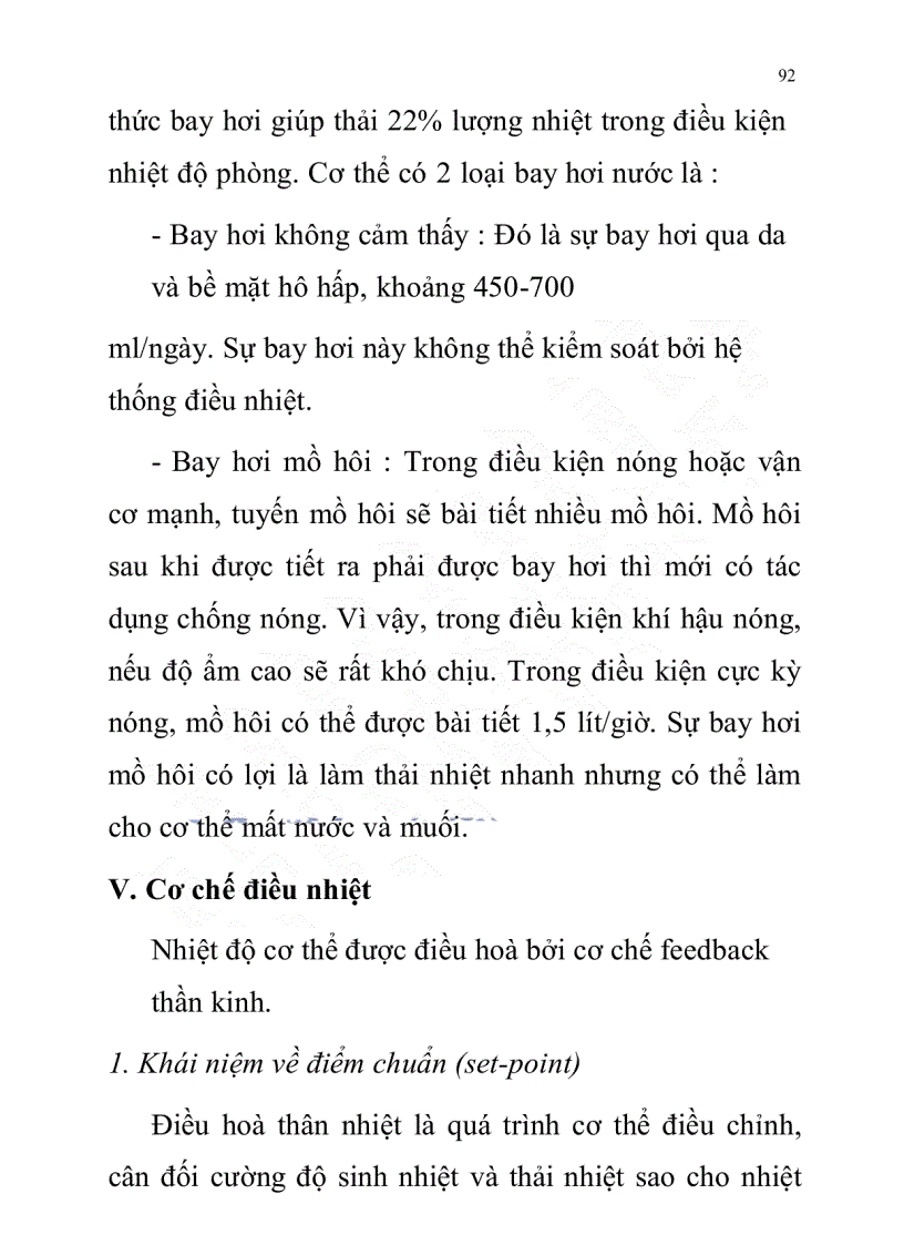 image for page Sinh lý học điều hoà thân nhiệt