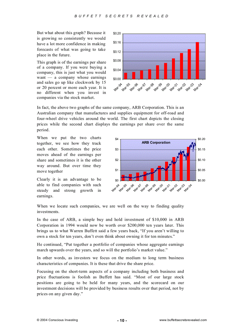 image for page The buffett report