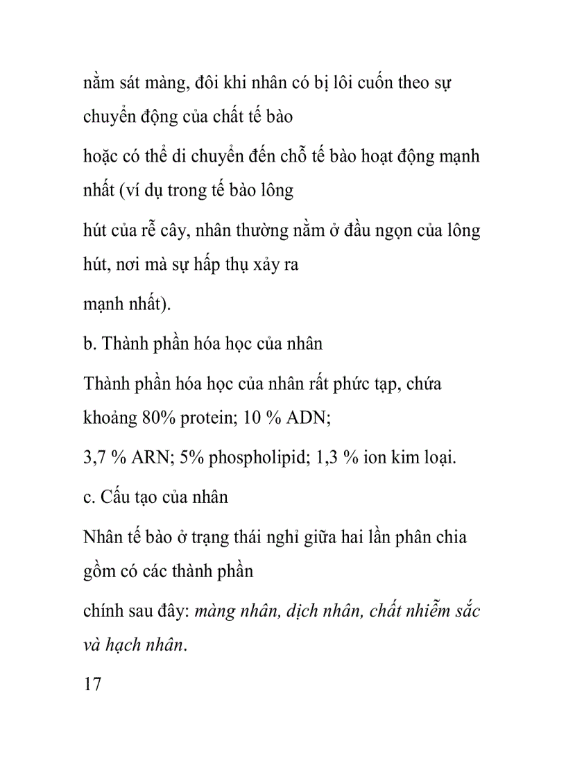 image for page Nhân tế bào
