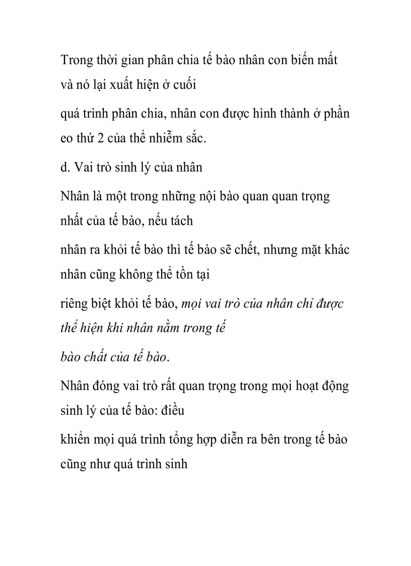 image for page Nhân tế bào