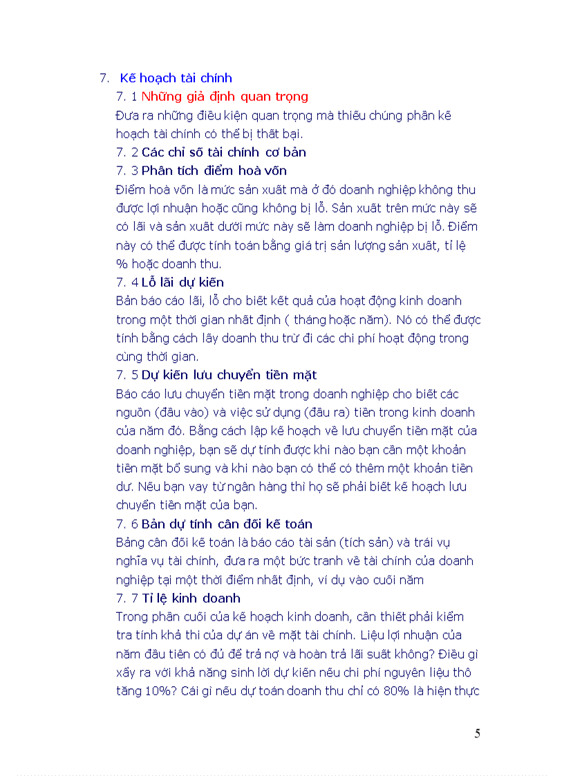 image for page Cách viết kế hoạch kinh doanh 1