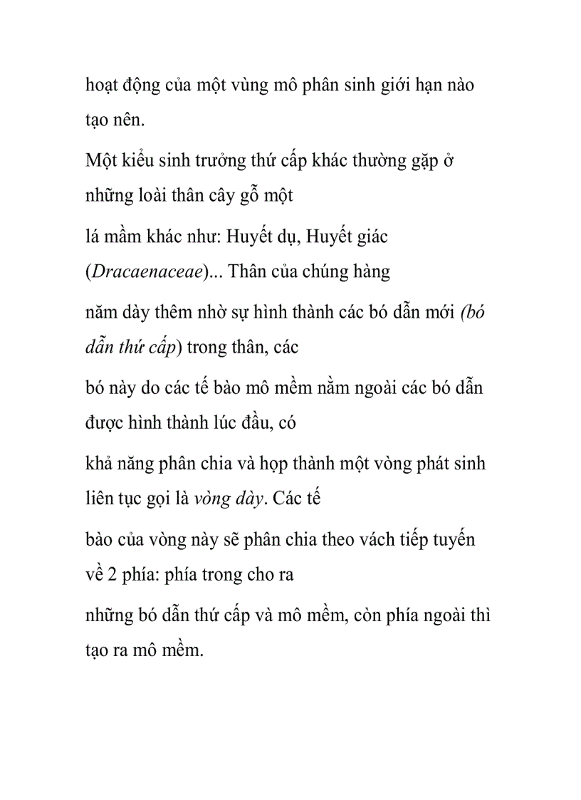 image for page Cấu tạo giải phẫu của thân cây một lá mầm