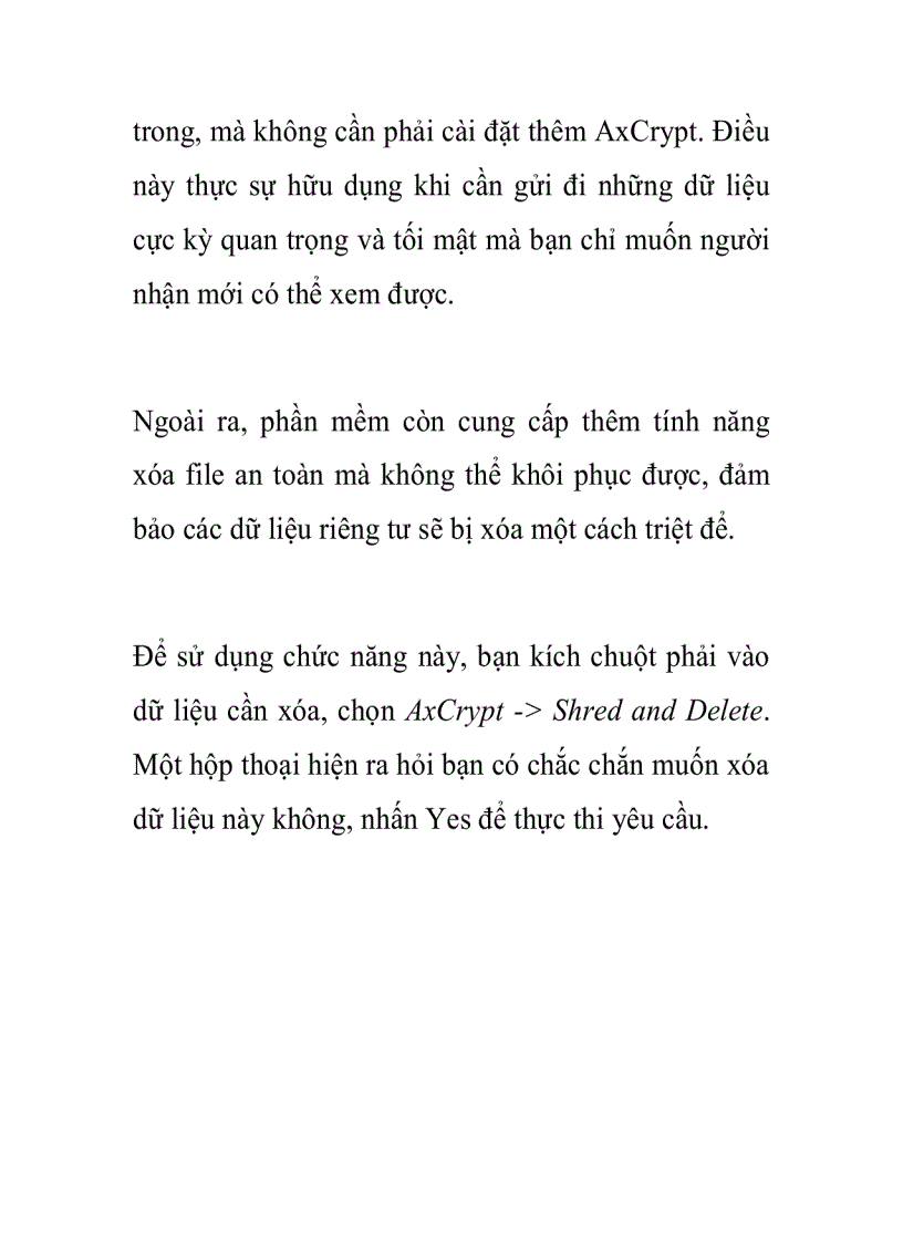 image for page Bảo vệ dữ liệu riêng tư quan trọng theo cách an toàn nhất