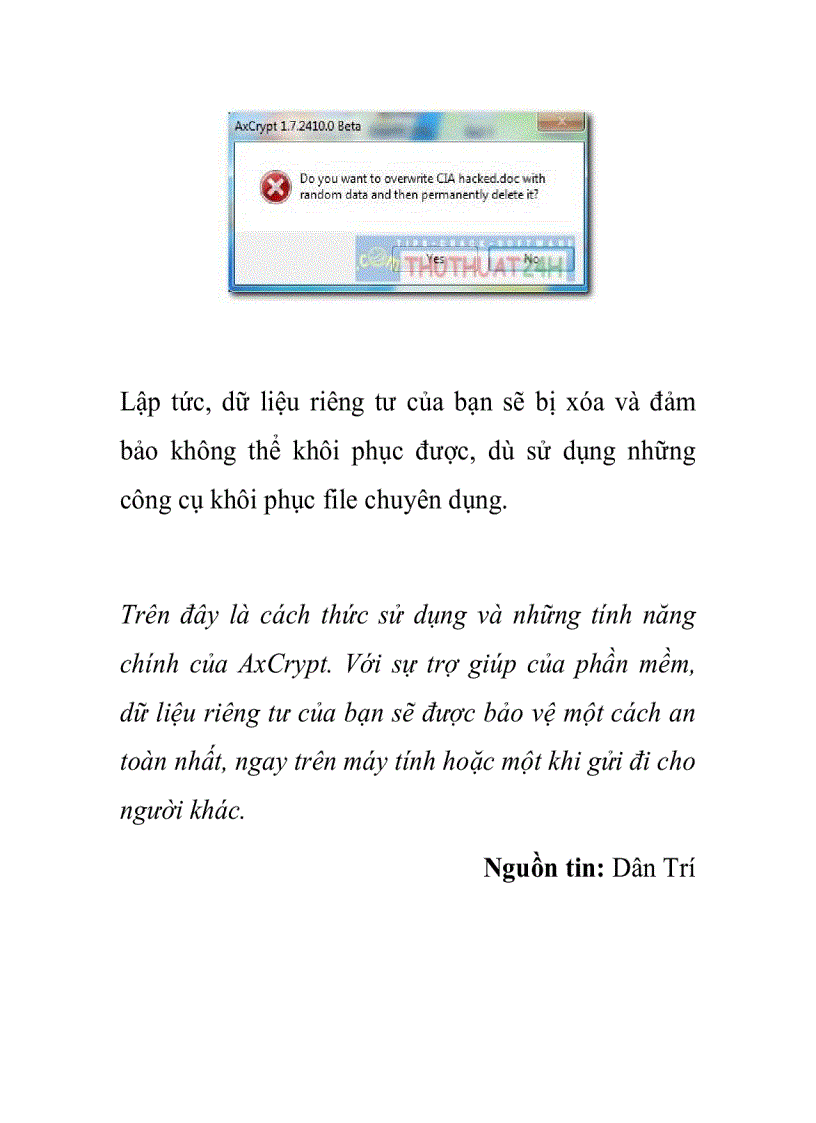 image for page Bảo vệ dữ liệu riêng tư quan trọng theo cách an toàn nhất