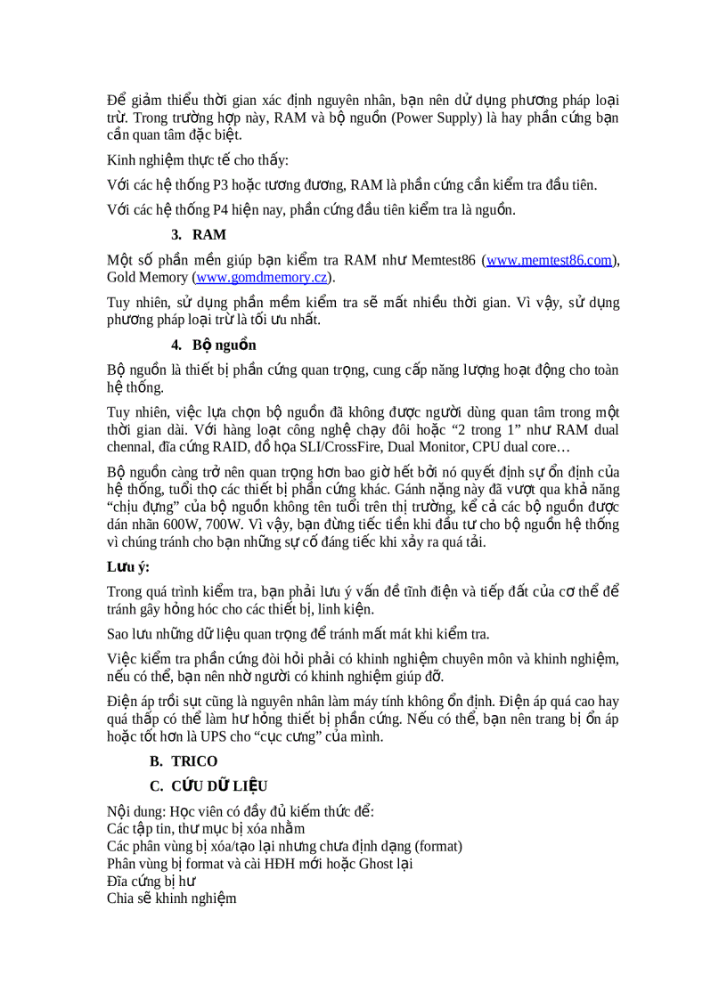 image for page Chuẩn đoán và điều trị máy tính