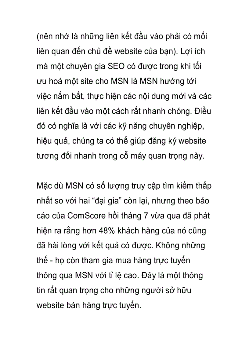 image for page Tối ưu hóa website cho 3 đại gia Google Yahoo MSN