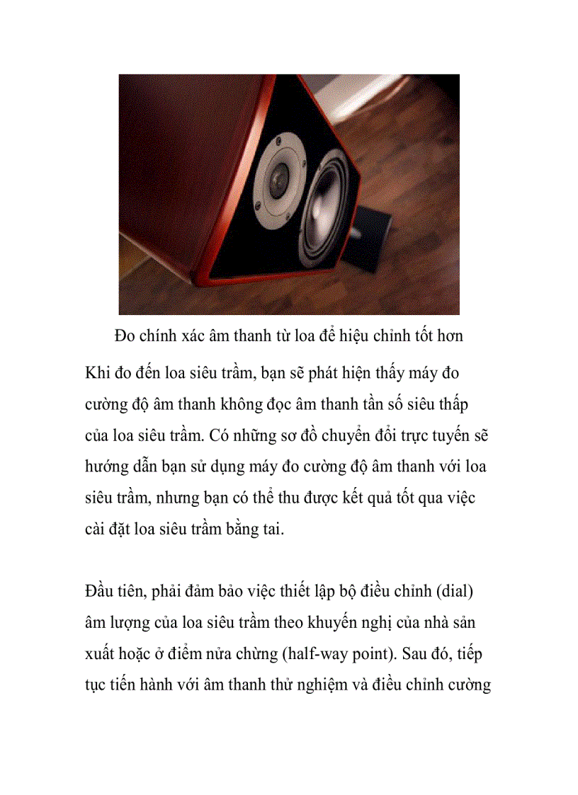 image for page Hướng dẫn tự cài đặt hệ thống âm thanh