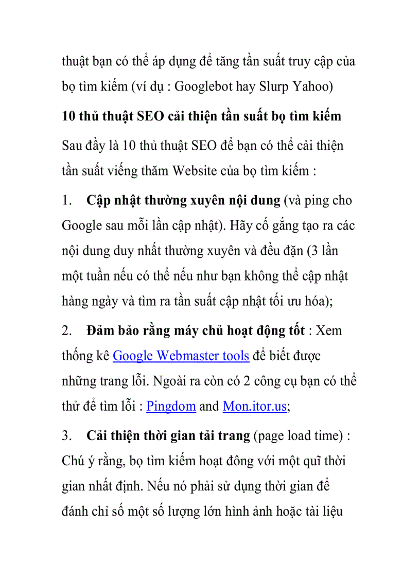 image for page 10 thủ thuật SEO tăng tần suất của bọ tìm kiếm