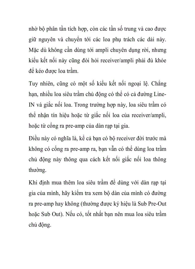 image for page Phân biệt loa siêu trầm chủ động và thụ động