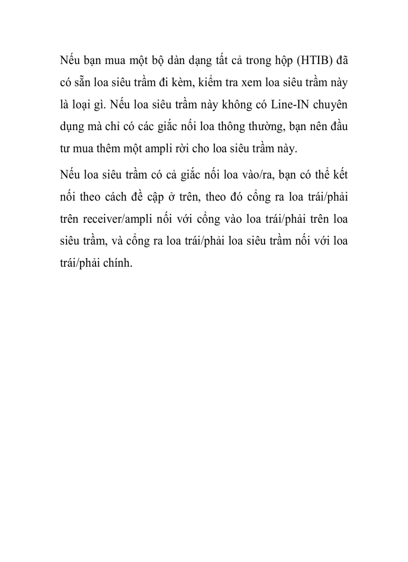 image for page Phân biệt loa siêu trầm chủ động và thụ động