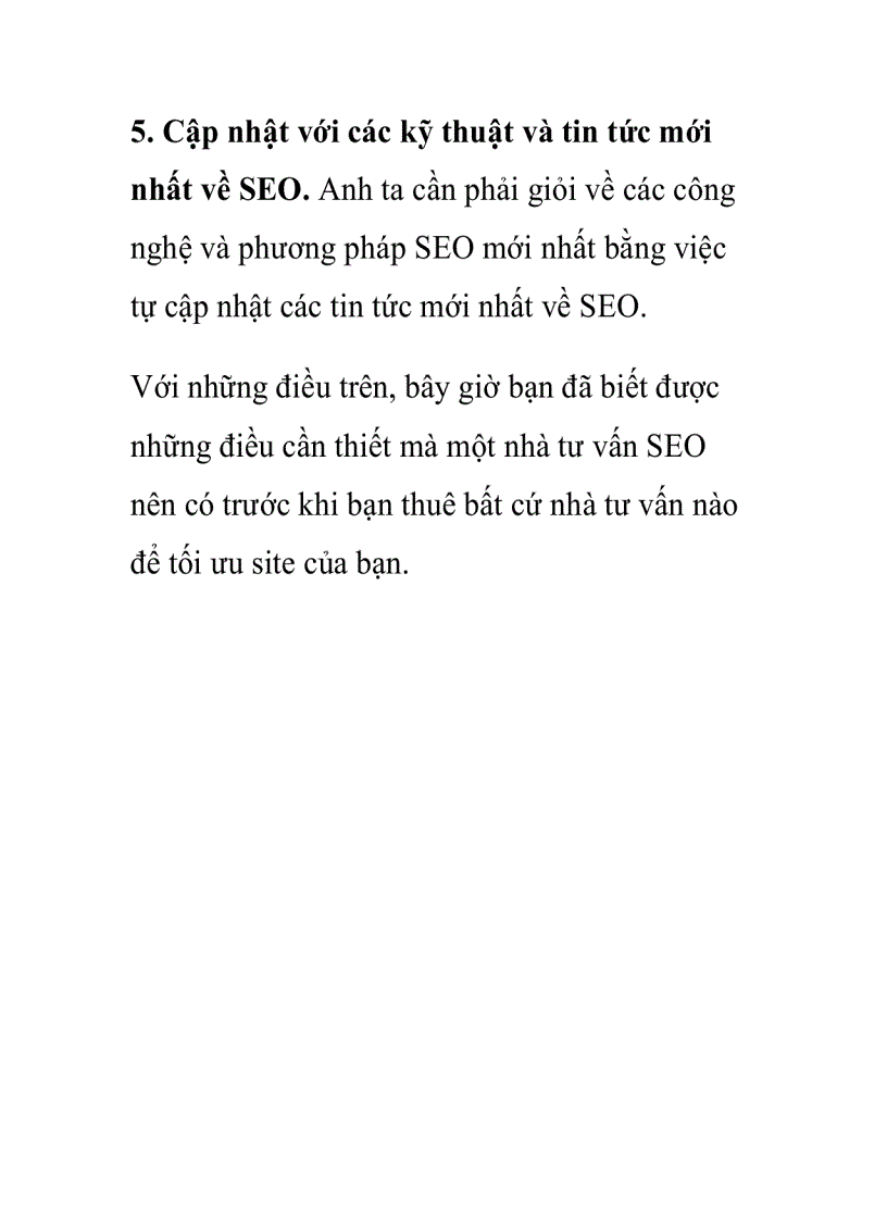 image for page 5 kỹ năng mà một nhà tư vấn về tối ưu hóa cho công cụ tìm kiếm cần phải có