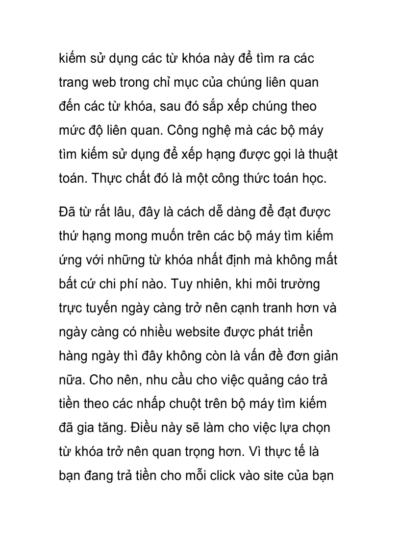 Biến từ khóa thành đô la