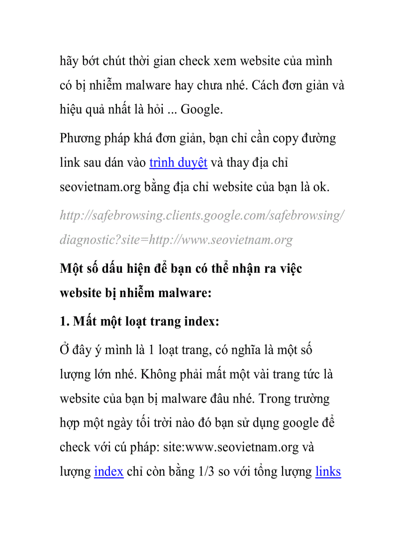 image for page Giải pháp phát hiện xử lý khi website bị nhiễm Malware