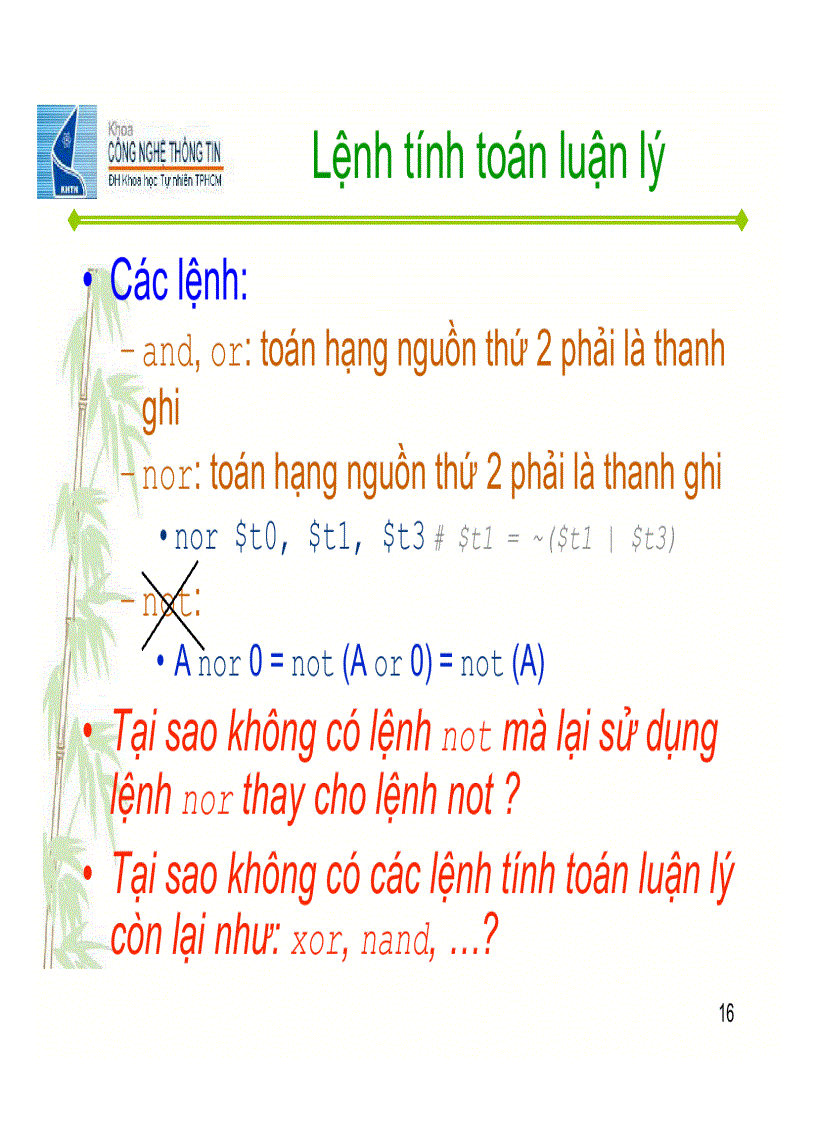 image for page Kiến trúc bộ lệnh MIPS