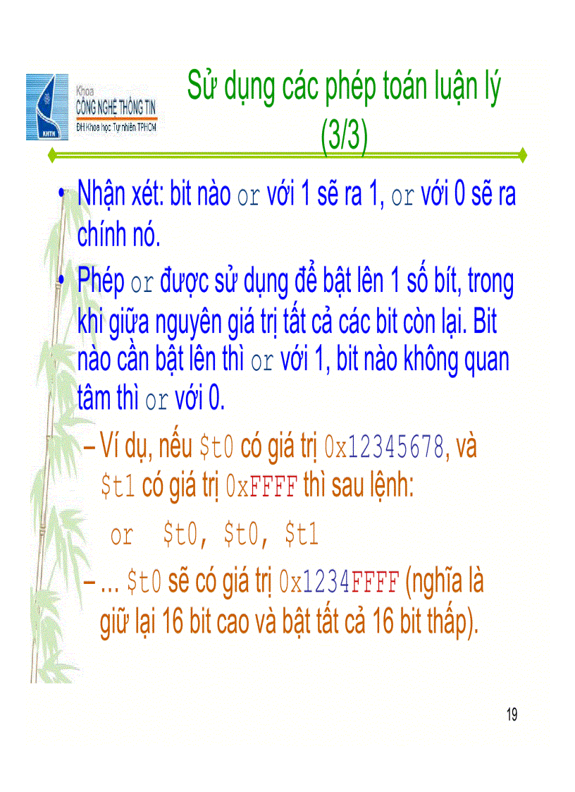 image for page Kiến trúc bộ lệnh MIPS