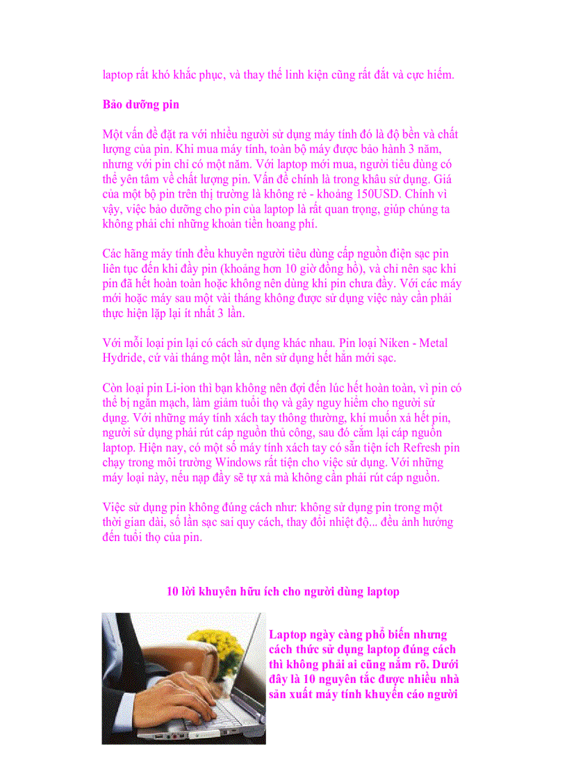 image for page Tổng hợp những kinh nghiêmk và cách bảo vệ Laptop phần 5