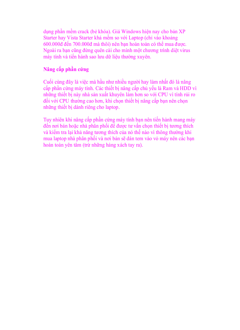 image for page Tổng hợp những kinh nghiêmk và cách bảo vệ Laptop phần 5