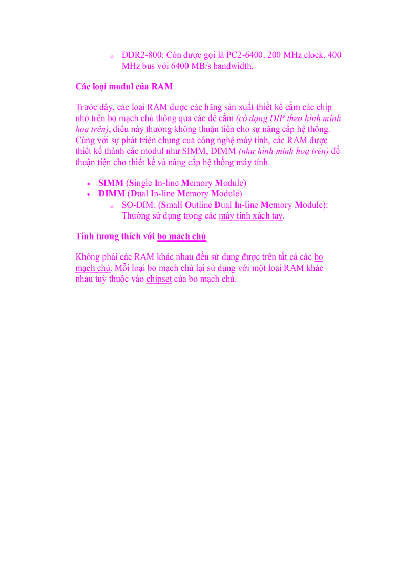 image for page Tìm hiểu về RAM Random Access Memory