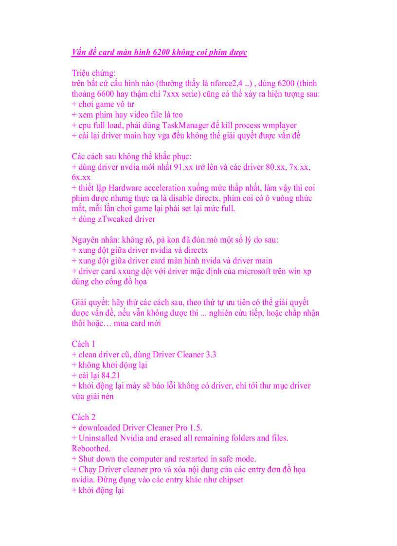 image for page Card đồ họa và Card màn hình phần 3