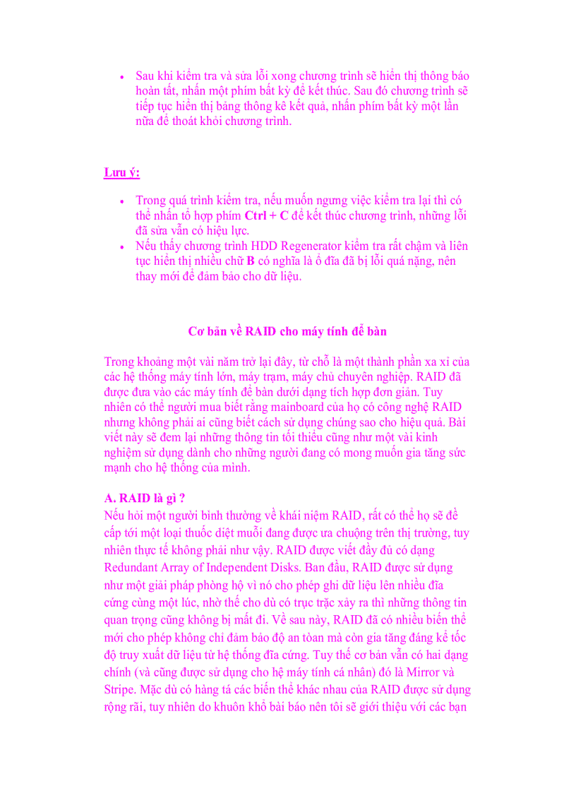 image for page Cách sửa lỗi Bad Sector của đĩa cứng bằng HDD Regenerator 1