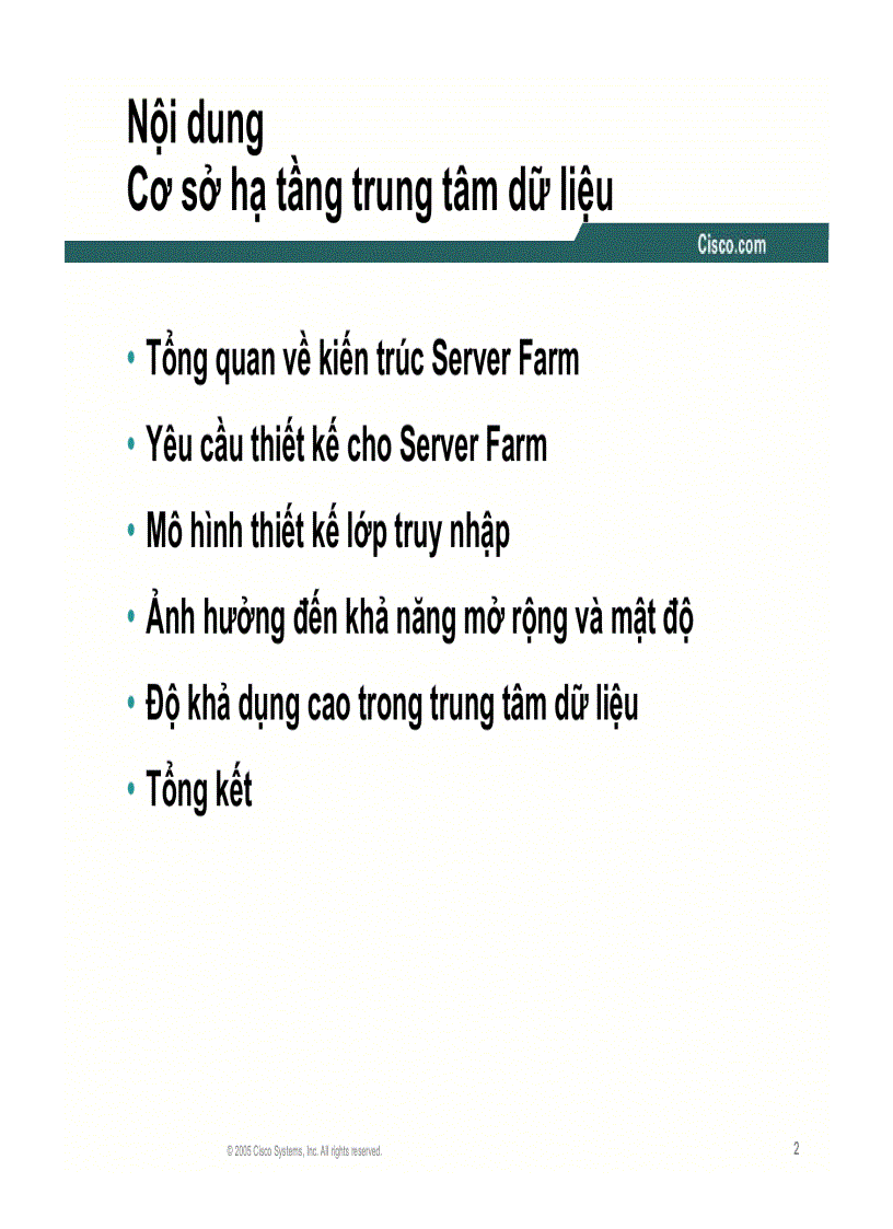 image for page Kết nối mạng trung tâm dữ liệu kiến trúc server farm và hướng dẫn thiết kế