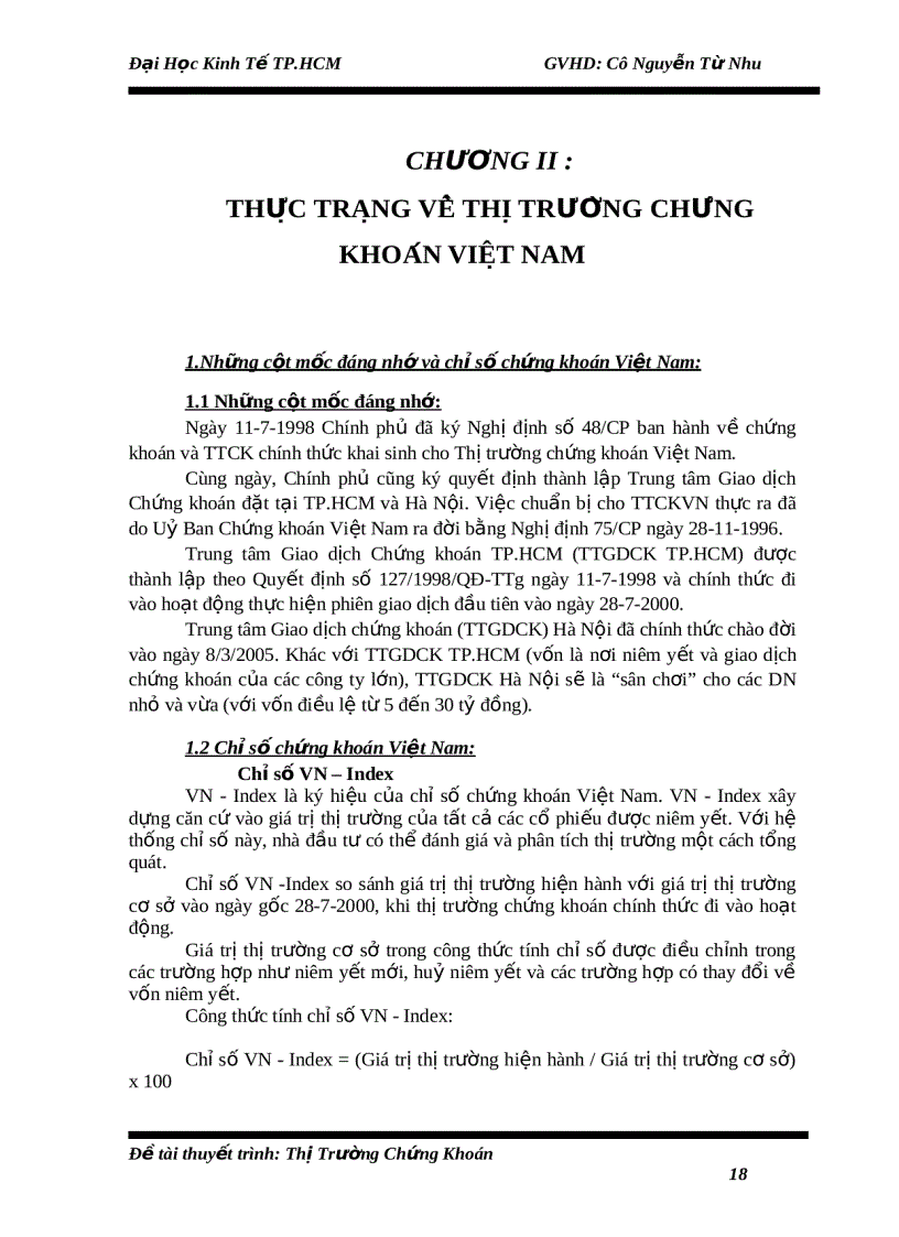 image for page Cơ sở lí luận về thị trường chứng khoán