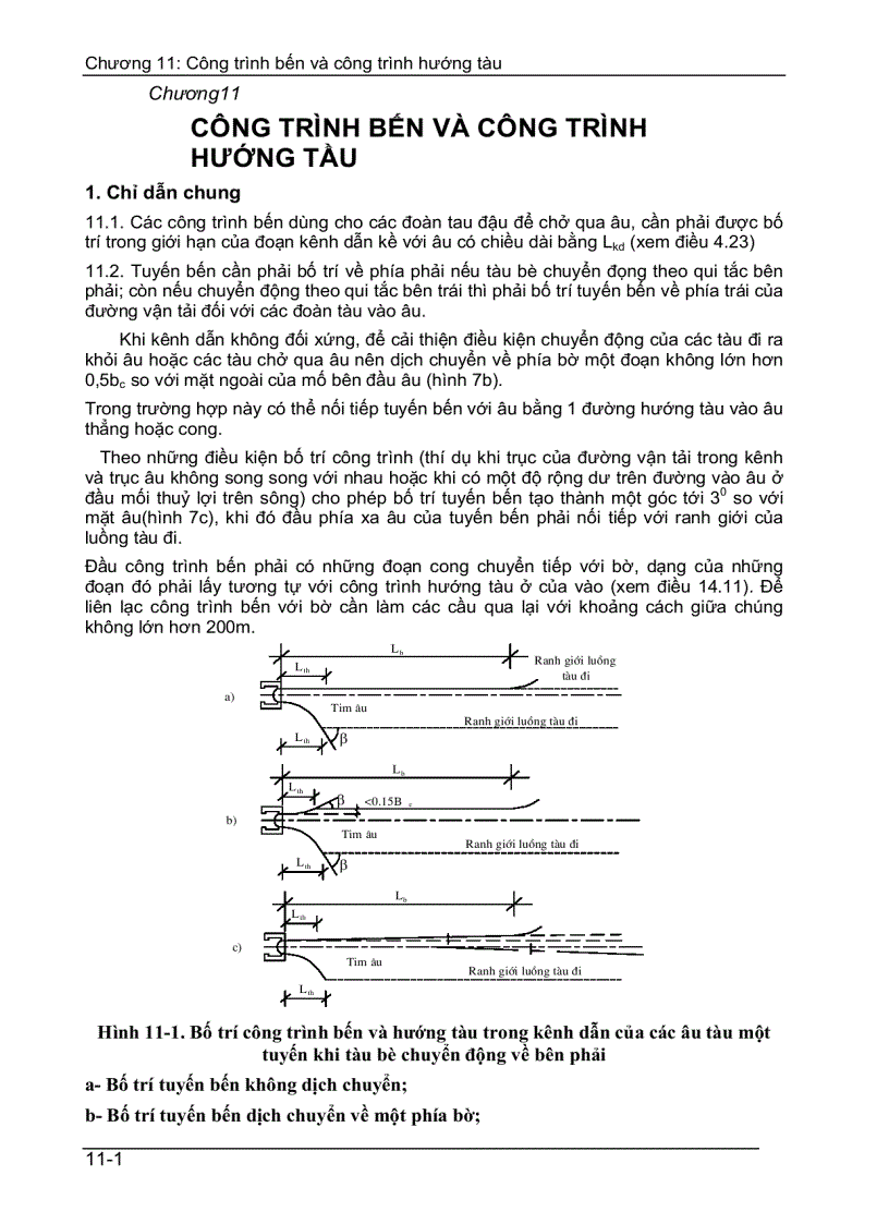 image for page Công trình bến và công trình hướng tầu