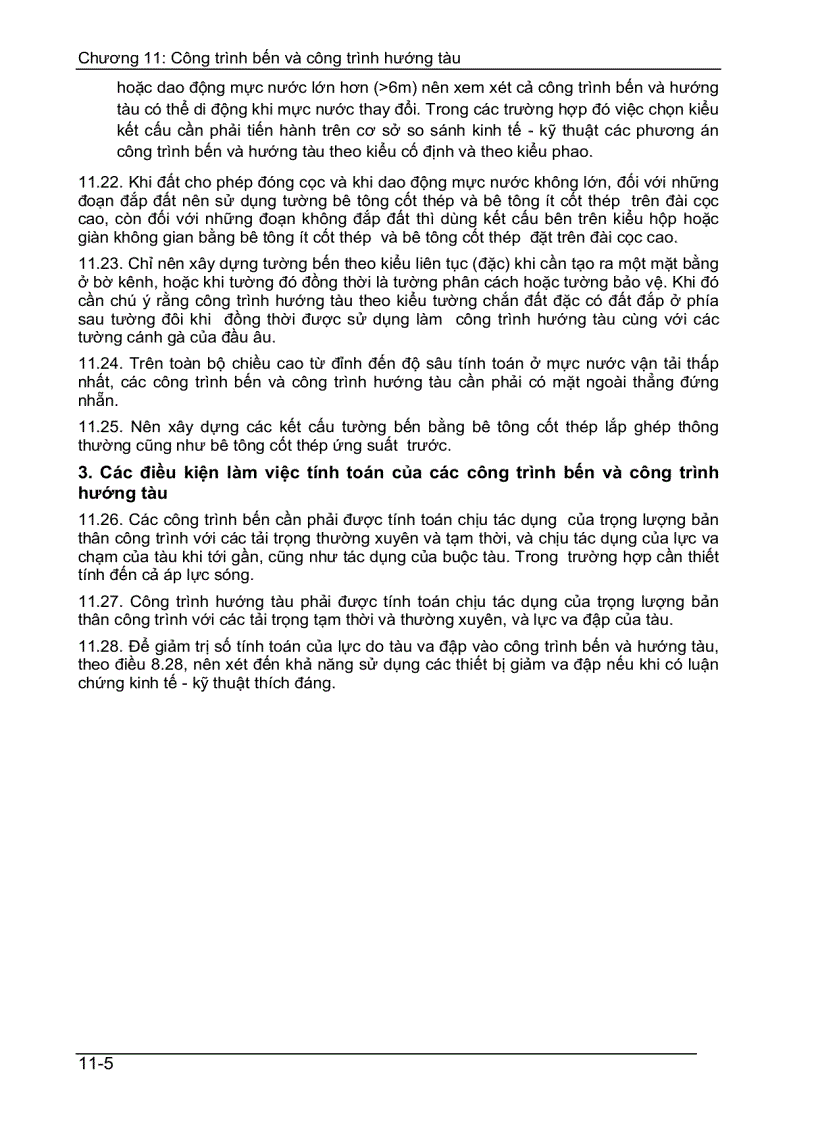 image for page Công trình bến và công trình hướng tầu