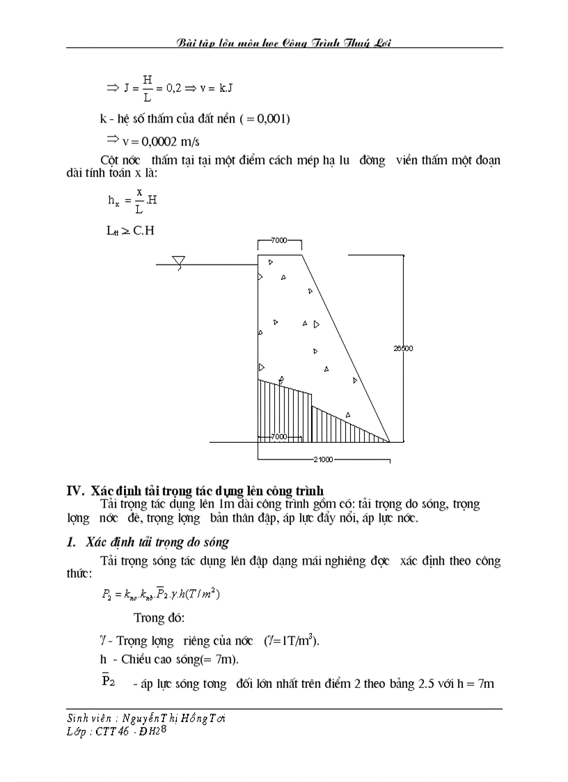 image for page Bài tập lớn môn học Công Trình Thuỷ Lợi