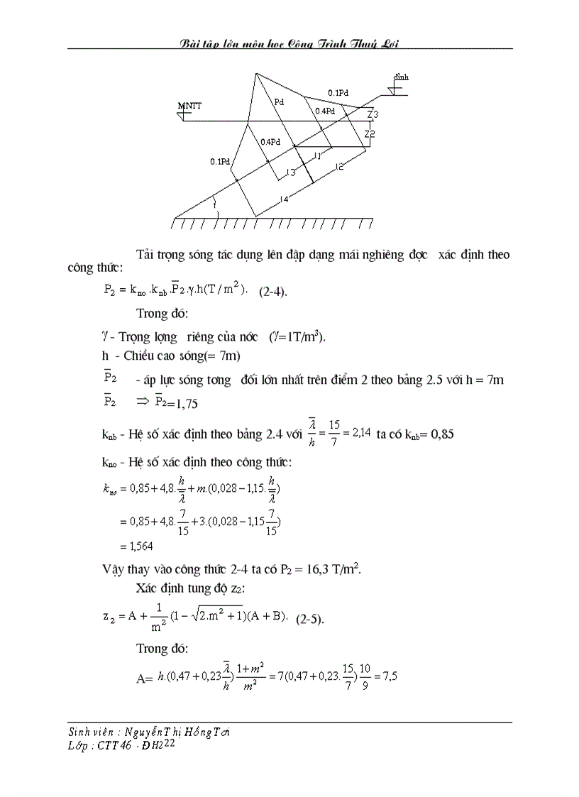 image for page Bài tập lớn môn học Công Trình Thuỷ Lợi