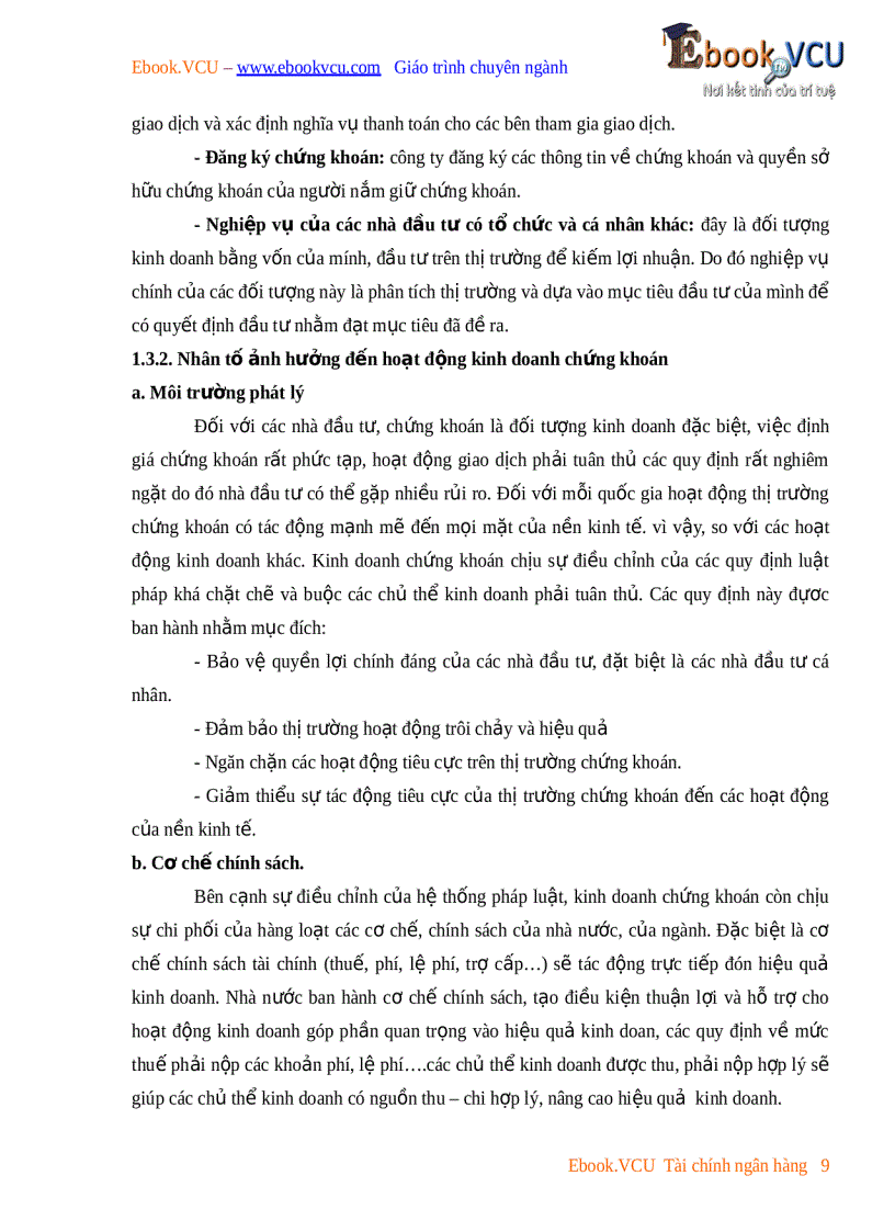image for page Tổng quan về kinh doanh chứng khoán