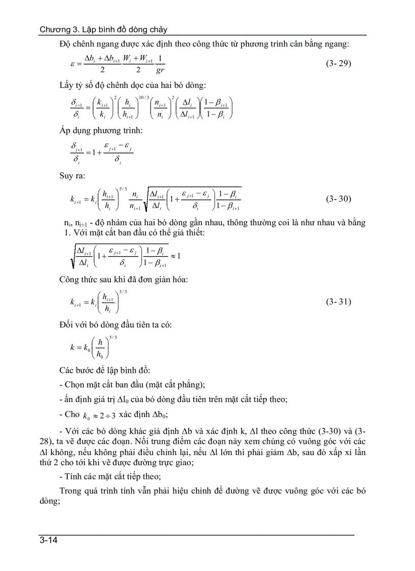image for page Lập bình đồ dòng chảy