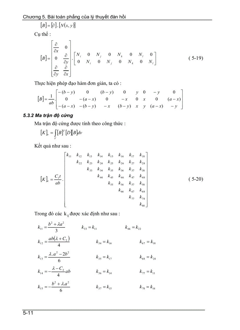 image for page Bài toán phẳng của lý thuyết đàn hồi