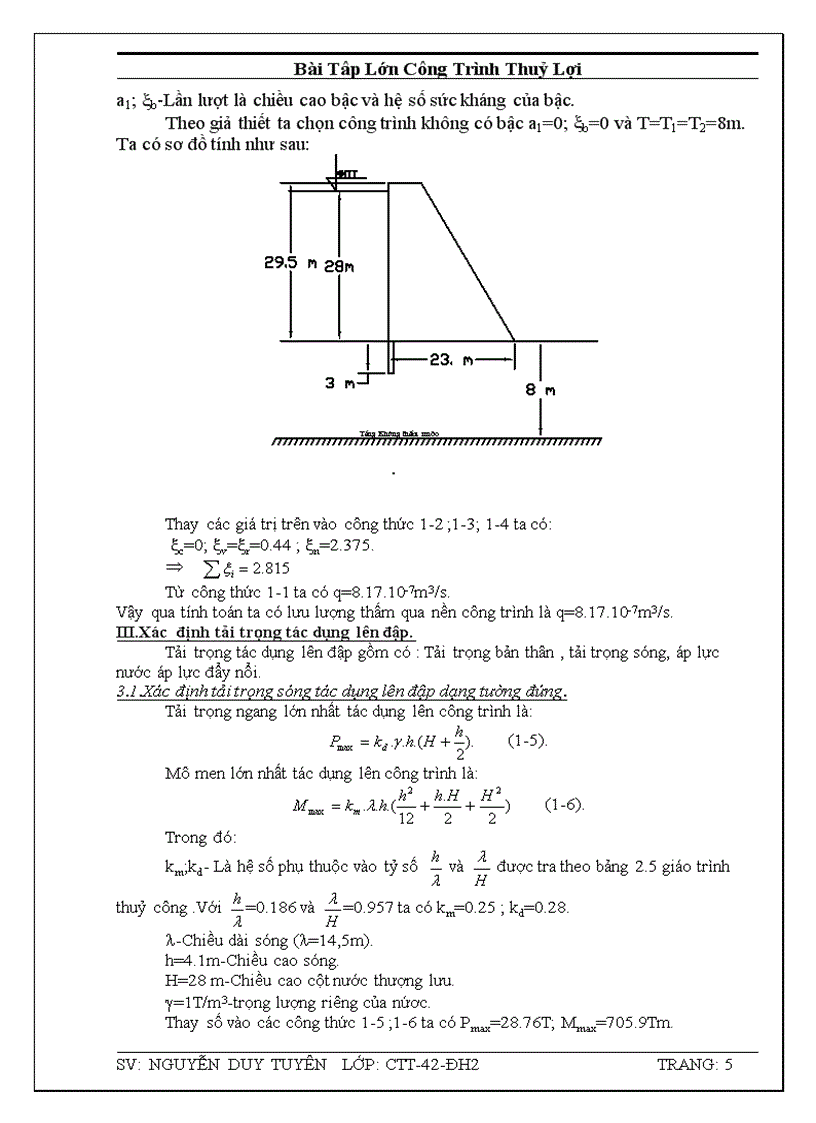 image for page Thiết kế đập bêtông trọng lực