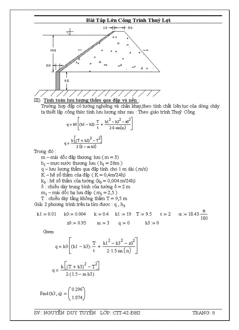 image for page Thiết kế đập bêtông trọng lực