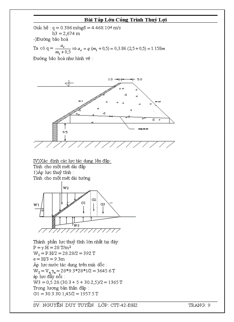 image for page Thiết kế đập bêtông trọng lực