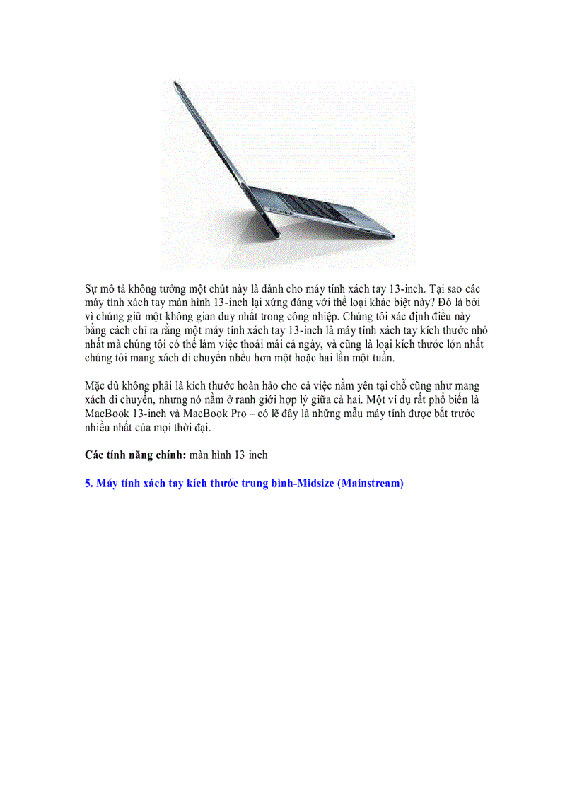 image for page Điểm khác biệt giữa các loại máy tính xách tay