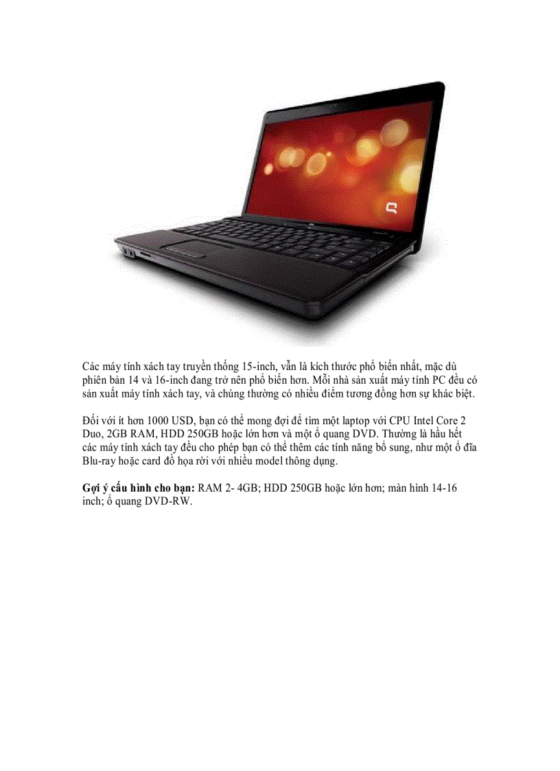 image for page Phân loại máy tính xách tay