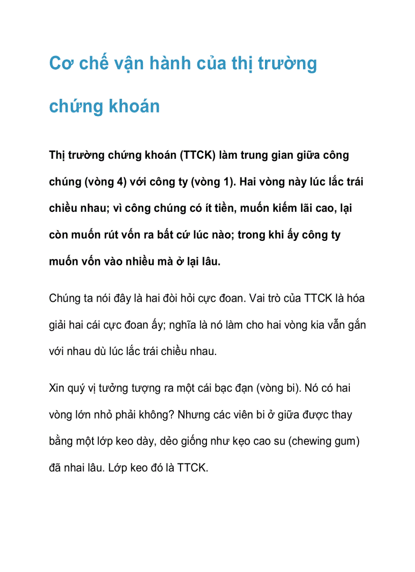 image for page Cơ chế vận hành của thị trường chứng khoán