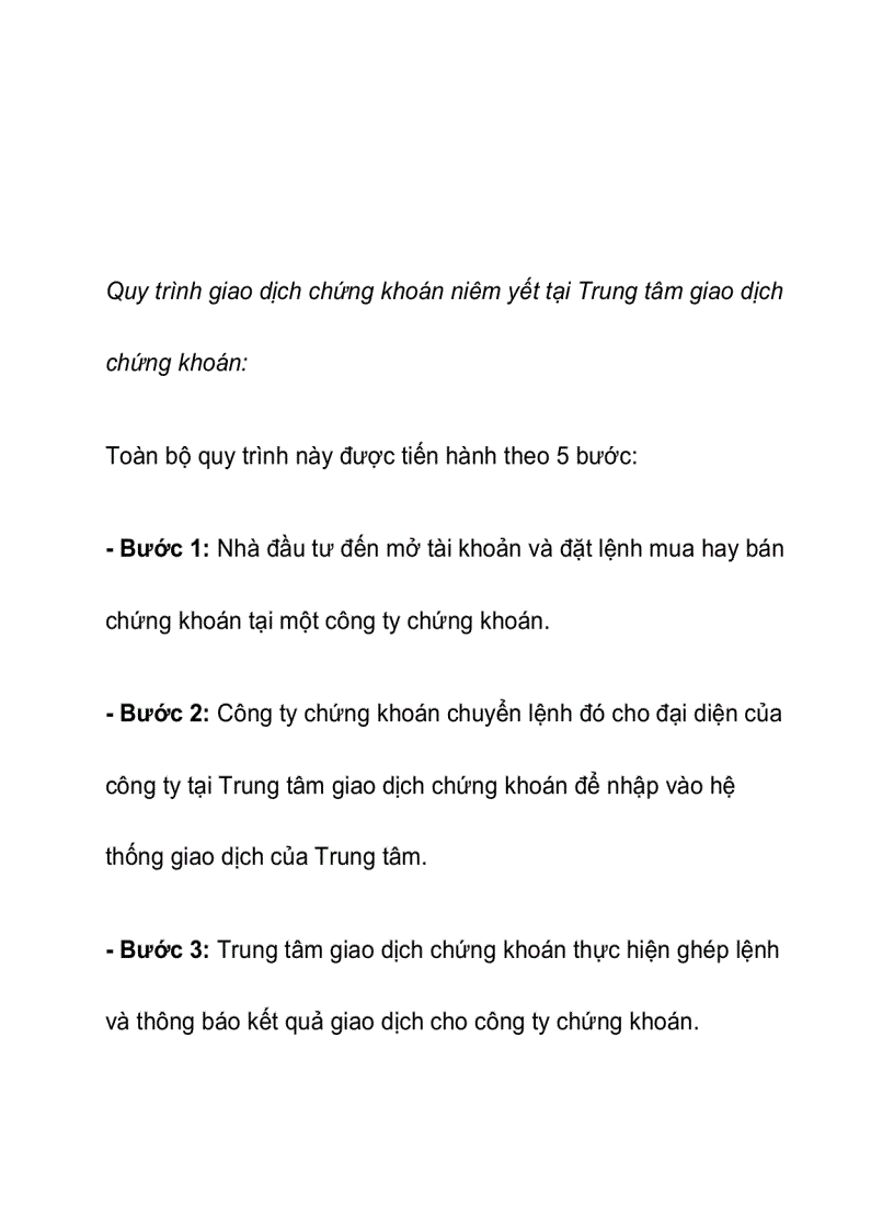 image for page Giao dịch chứng khoán