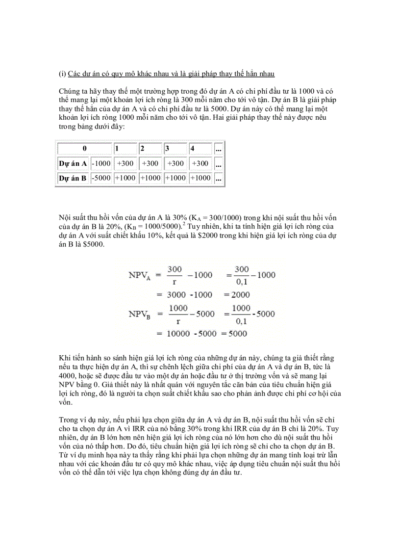 image for page Chiết khấu và các tiêu chuẩn để đánh giá đầu tư 2