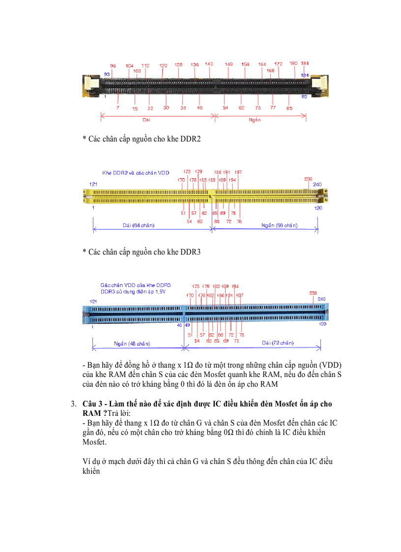 image for page Mainboard Mạch nguồn cho RAM và AGP